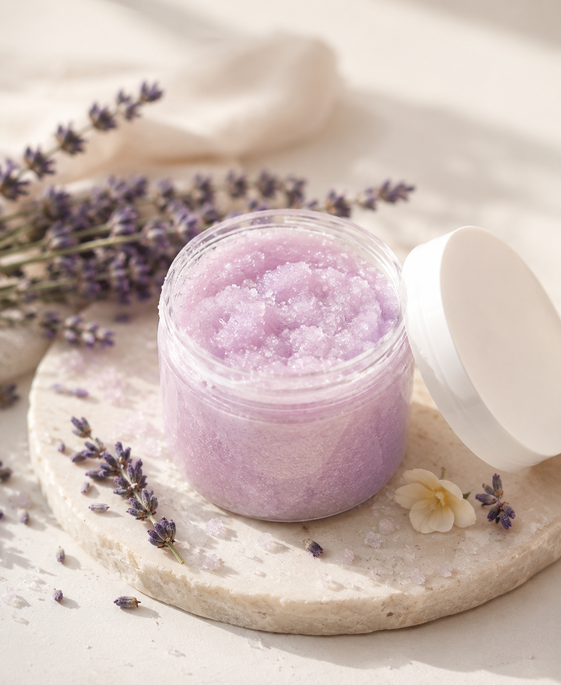 Lavender sugar scrub