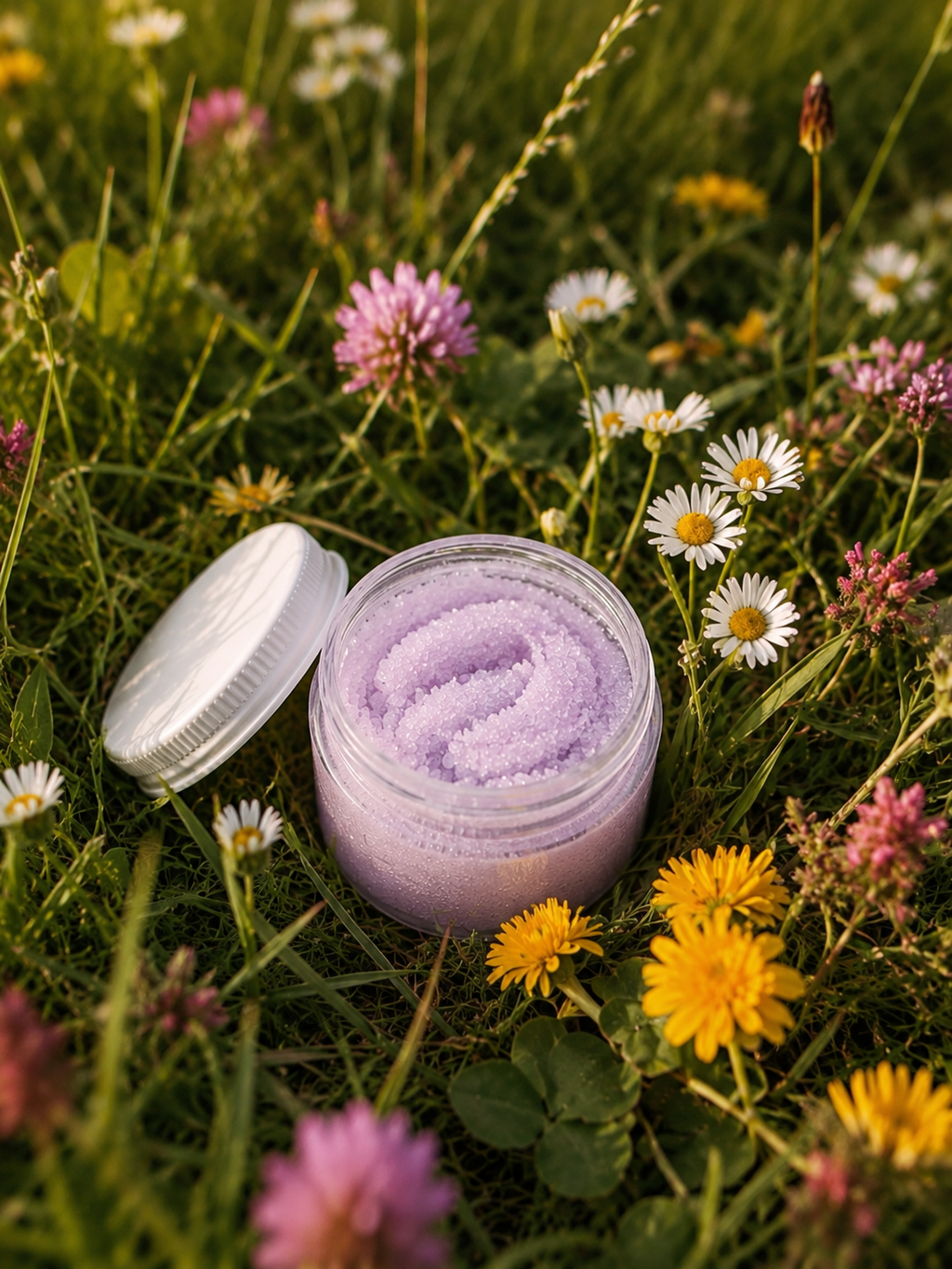 Lavender sugar scrub