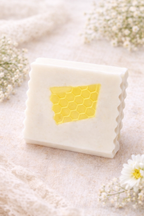 Honey bee Oatmeal Soap - Unscented Shea Butter Bar Hand & Body Soap